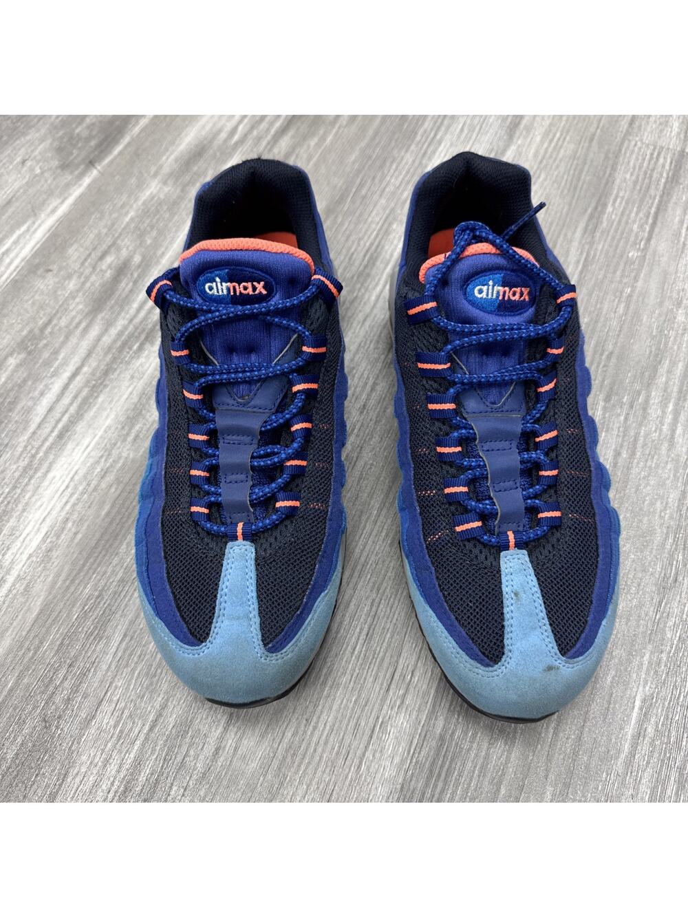 Nike Air Max 95 University Blue Bright Mango Photo Blue 7.5 Mens